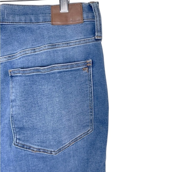 Madewell Blue Curvy Roadtripper Skinny Jeans Cropped Medium Wash 31P # MD687 - Picture 4 of 9